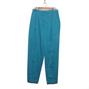 Vintage 90s Levi's Travelers Pleated Mom Pants Size 16 RUNS SMALL Teal